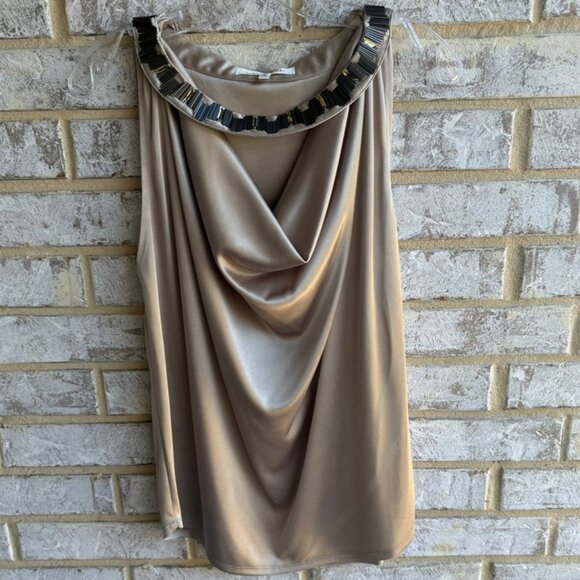 Robbi & Nikki Beaded Sleeveless Blouse Women's Size M. - Picture 1 of 8